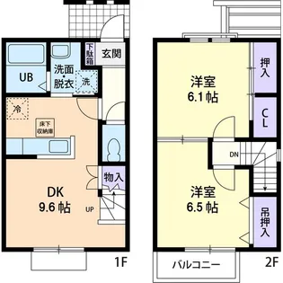 maison de ruelle B(メゾン ド リュエル)の間取り