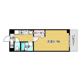 SS薬師谷【2階】の間取り