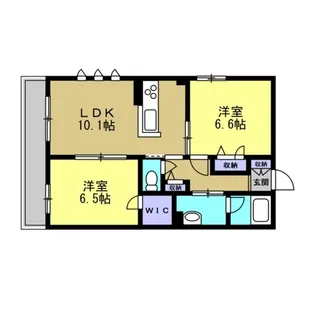 フエンテ【1階】の間取り