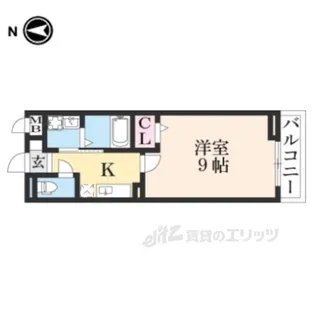 アミティハイツ1【2階】の間取り