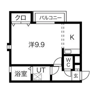 シングル【1階】の間取り