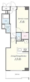 SOPHIA COURT【2階】の間取り