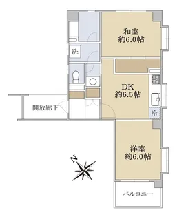 セリーゼ不動坂【1階】の間取り