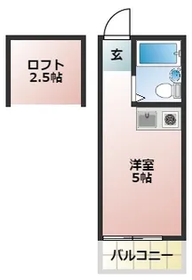 ペアパレス徳丸【2階】の間取り