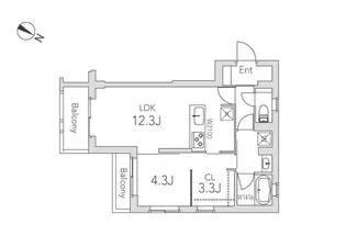 GranDuo学芸大学2【4階】の間取り