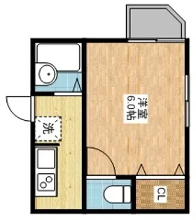 レジデンス六本木【1階】の間取り