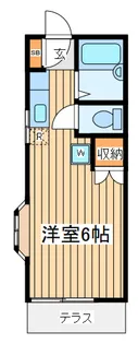パレ菊名【1階】の間取り