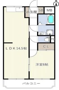 フェリス上柴【3階】の間取り