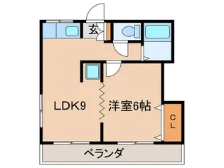 コ-ポ洋山【1階】の間取り