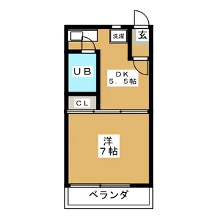 ガーデン杉並【1階】の間取り