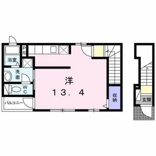 サン ミルト【2階】の間取り