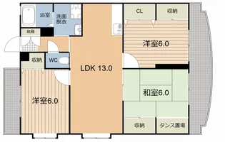 エミネンス21【4階】の間取り