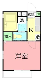 コスモハイツ【2階】の間取り