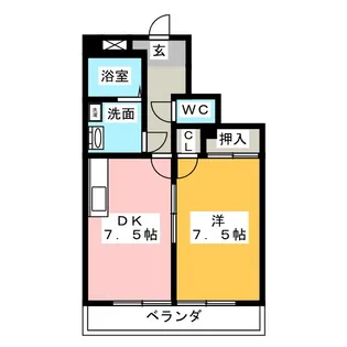 万豊ハイツ【3階】の間取り