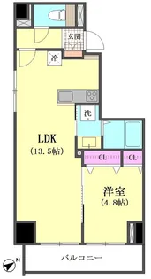 ライズ大森【3階】の間取り