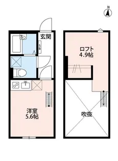 プレミアハイツ六町【1階】の間取り