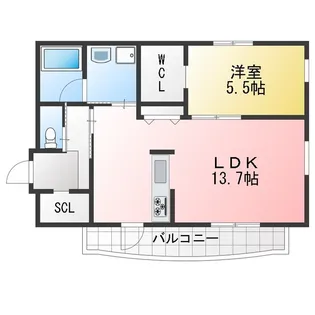 SKYIII【4階】の間取り