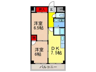 カーサタナカ【3階】の間取り