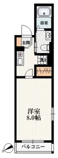 Residenza di Fiore【3階】の間取り