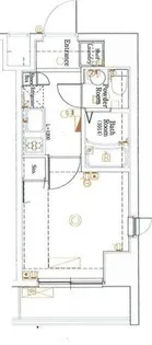 AXAS後楽園【2階】の間取り