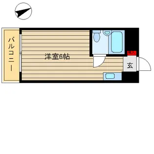 ヴィラサンミゲル【2階】の間取り