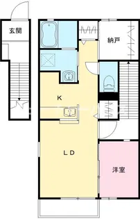 ハーベスト柵町【2階】の間取り