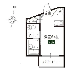 メルディア東久留米【2階】の間取り