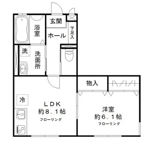プレシャス ジュノー【1階】の間取り
