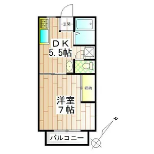 レオンハイツ【1階】の間取り