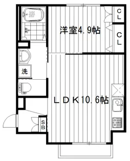 メゾンラール【2階】の間取り