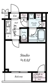 ガーラ・グランディ小竹向原【2階】の間取り