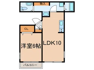 イリスクラン ノース【2階】の間取り