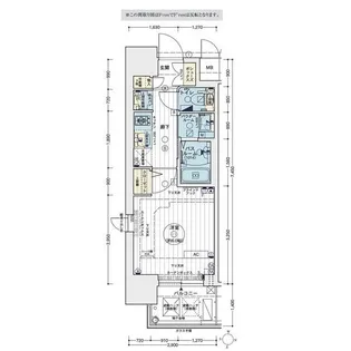 エステムコート名古屋栄プレシャス【12階】の間取り