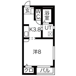 エスポワール【1階】の間取り