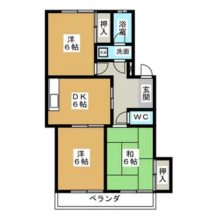 サンライト東刈谷【2階】の間取り