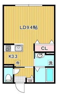 DioRmond(ディオルモンド)【2階】の間取り