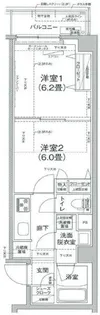 アイルグランデ大田【4階】の間取り