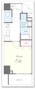 セナリオフォルム錦糸町【10階】の間取り
