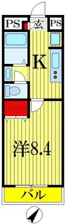 新千葉小川マンション【7階】の間取り