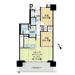 サーパス大州グランビューレジデンス【2階】の間取り