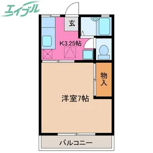 タウン青葉【1階】の間取り