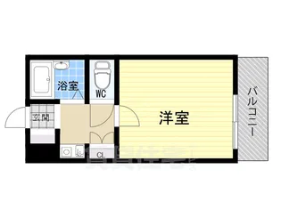 ロイヤル本館【4階】の間取り