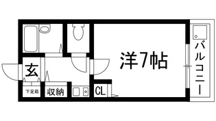 プラザイマイ【1階】の間取り