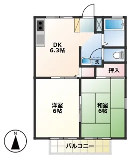 サクラハウス【2階】の間取り
