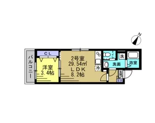 シティエスケイプ行徳【3階】の間取り