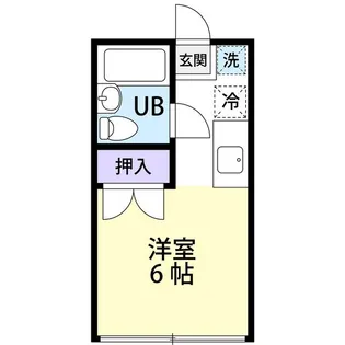 メゾンド都賀【2階】の間取り