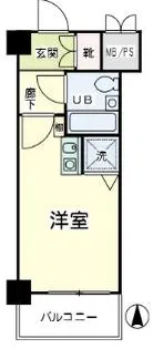 NICアーバンスピリッツ川崎【1階】の間取り