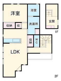 フェリシア橋本【2階】の間取り