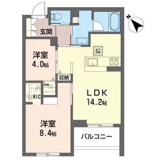 クオリスタ【1階】の間取り