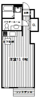 アルバトロス豊島園【1階】の間取り